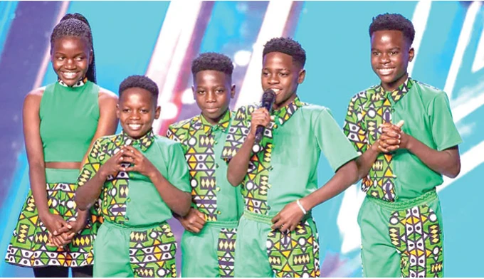 Triplets Ghetto Kids Making Us Proud At The Royal Commonwealth Service At Westminster Abbey, LONDON